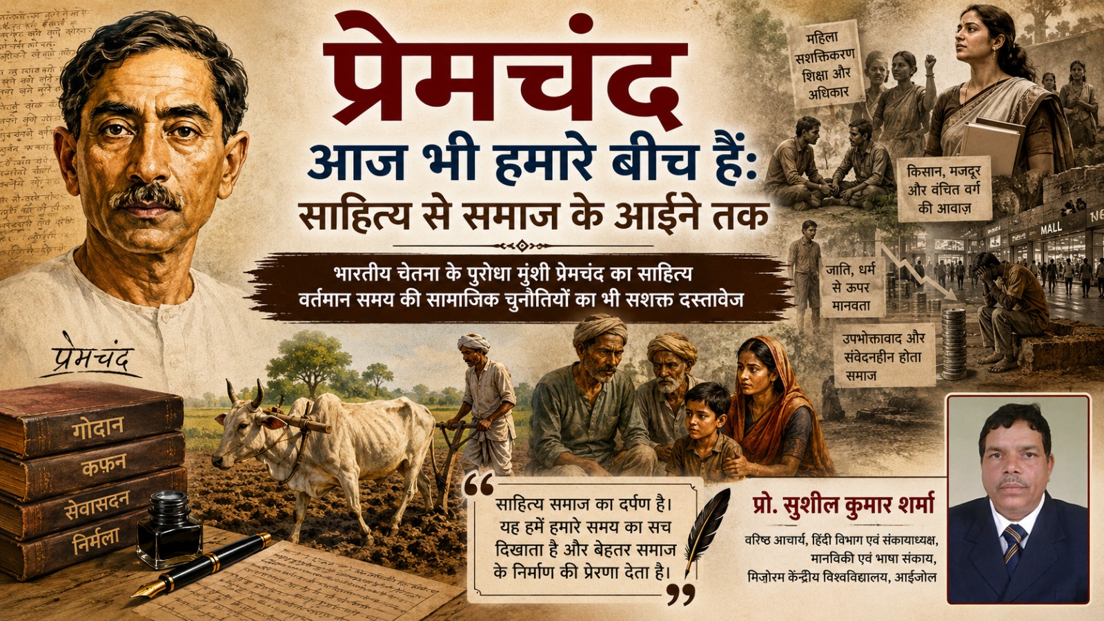 Sushil Kumar Sharma - article on प्रेमचंद